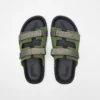 Arpoador Suede Militar Kaki Black