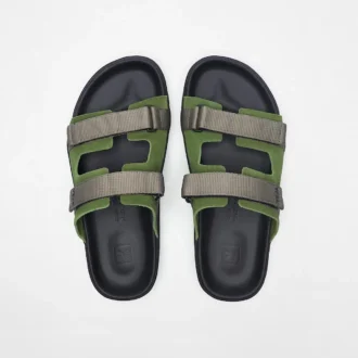Arpoador Suede Militar Kaki Black