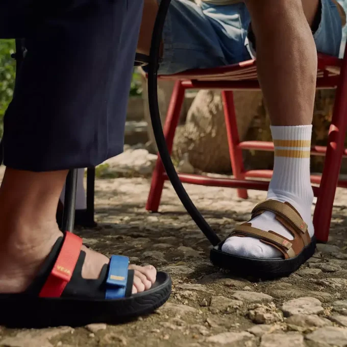 Arpoador Suede Veja X Homecore Cognac Tent Black