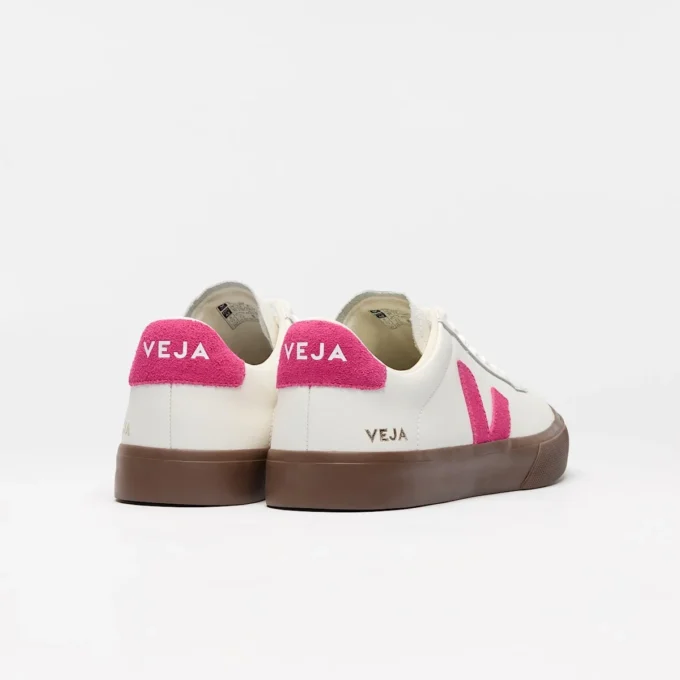 Campo Leather White Pink Bark