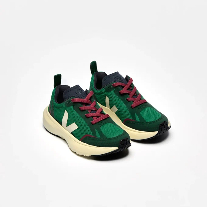 Canary Elastic Laces Alveomesh Emeraude Pierre