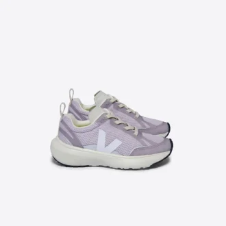 Canary Elastic Laces Alveomesh Parme White