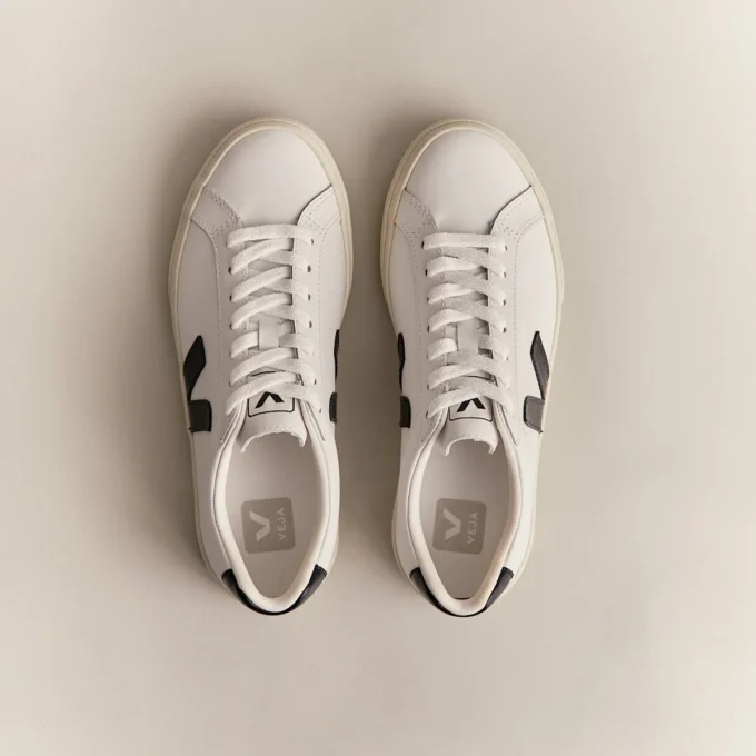 Esplar Leather White Black