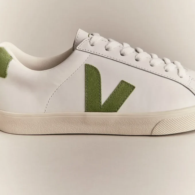 Esplar Leather White Kiwi