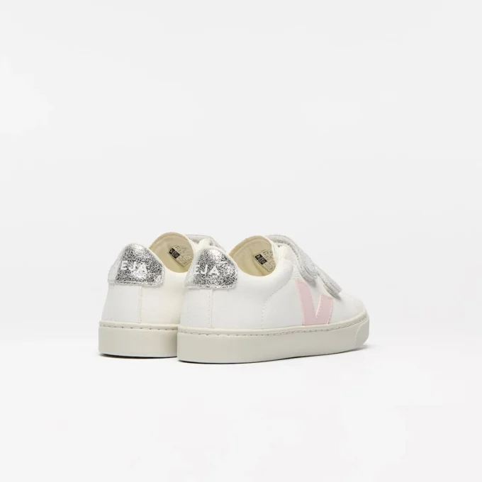 Esplar Leather White Petale Silver