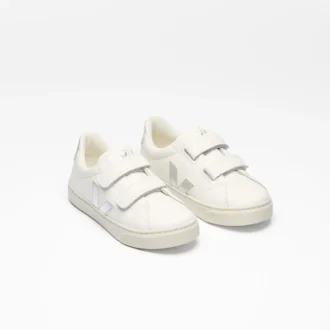 Esplar Leather White Silver