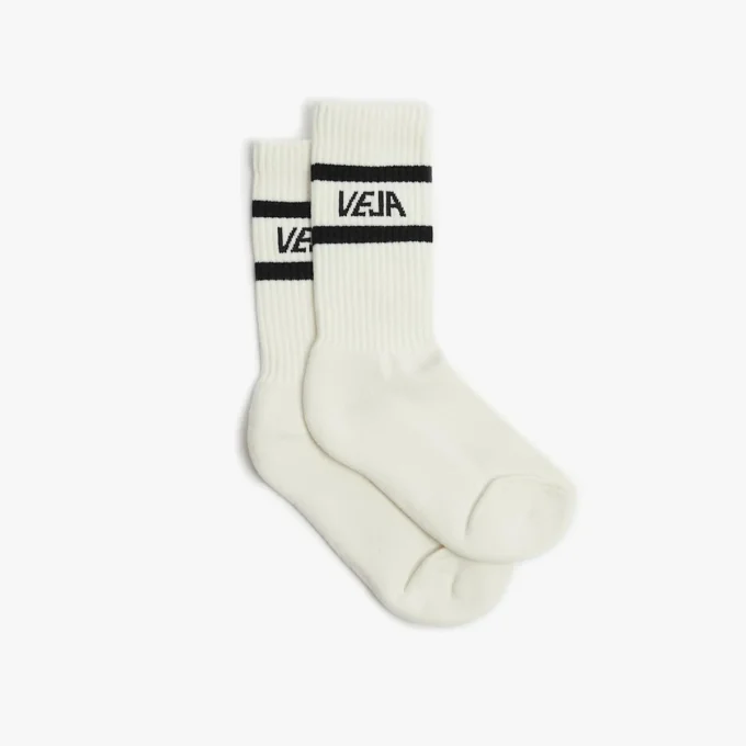 Iconic Socks Cotton White Black