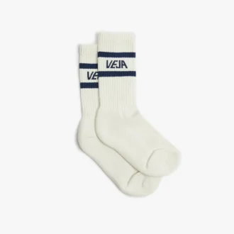 Iconic Socks Cotton White Blue