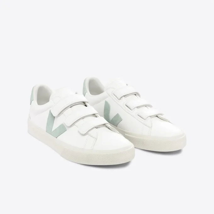Recife Leather White Matcha