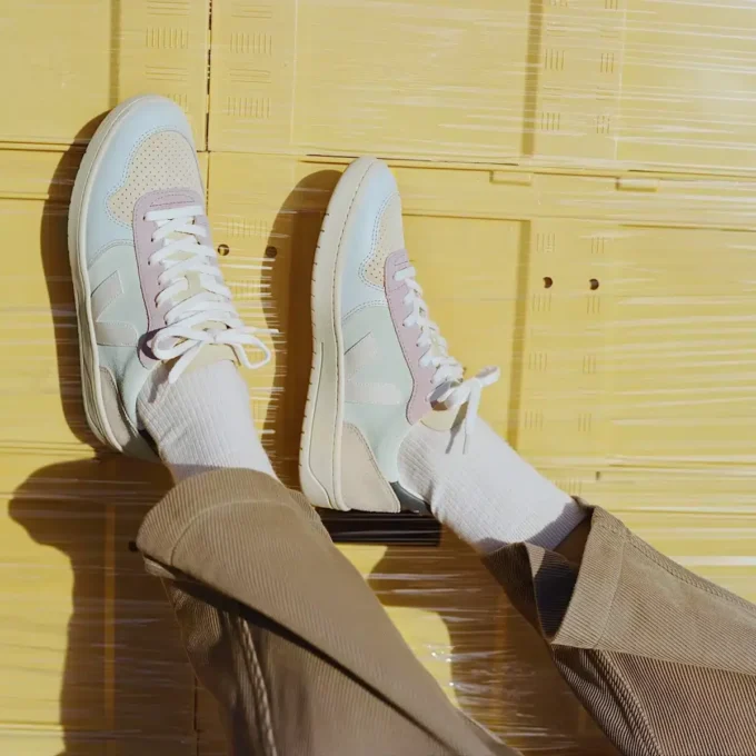 V-10 Suede Jade White Multico