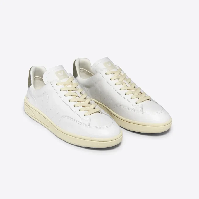 V-12 Stitch Leather White Kaki V-12 Stitch Leather White Kaki