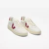 V-90 Leather White Marsala