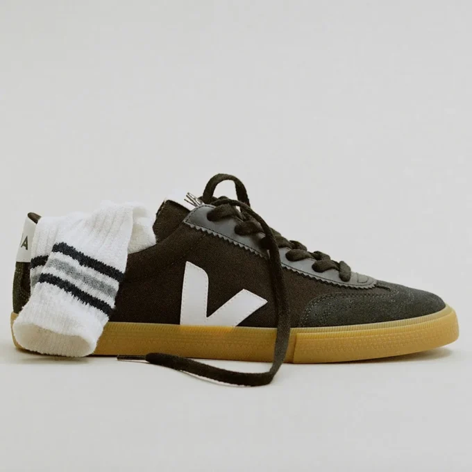 Volley Canvas Black White Natural Volley Canvas Black White Natural