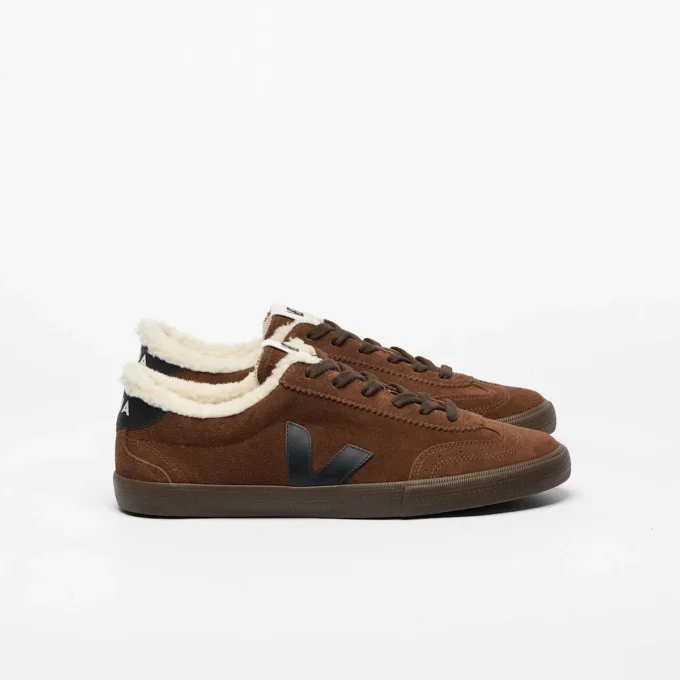 Volley Fured Suede Walnut Black Eagle