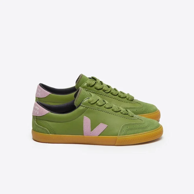 Volley Leather Veja X Make My Lemonade Kiwi Orchid
