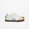 Volley Leather White Aqua Bark